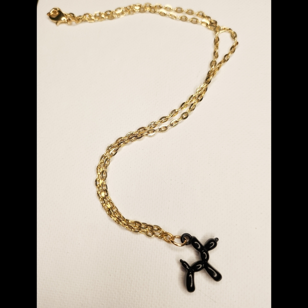 Balloon Dog Choker Necklace